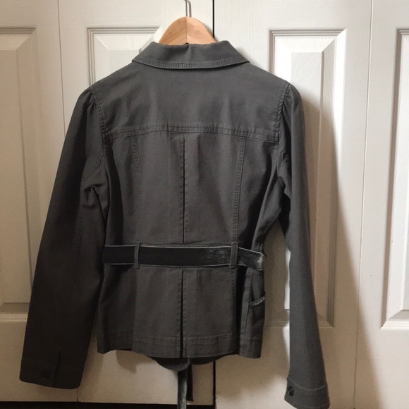 Loft Velvet Belted Utility Jacket - Picture 2 of 7